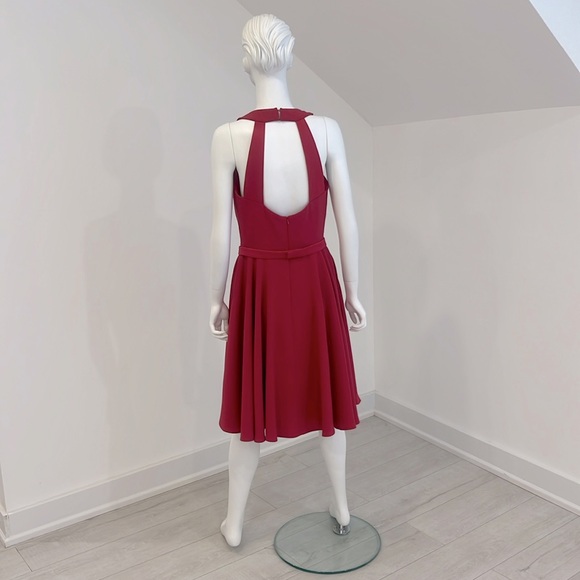 NWT SAMPLE SALE Lela Rose Valentine (Red) size 10 Renaissance Crepe. PRISTINE - Picture 3 of 7